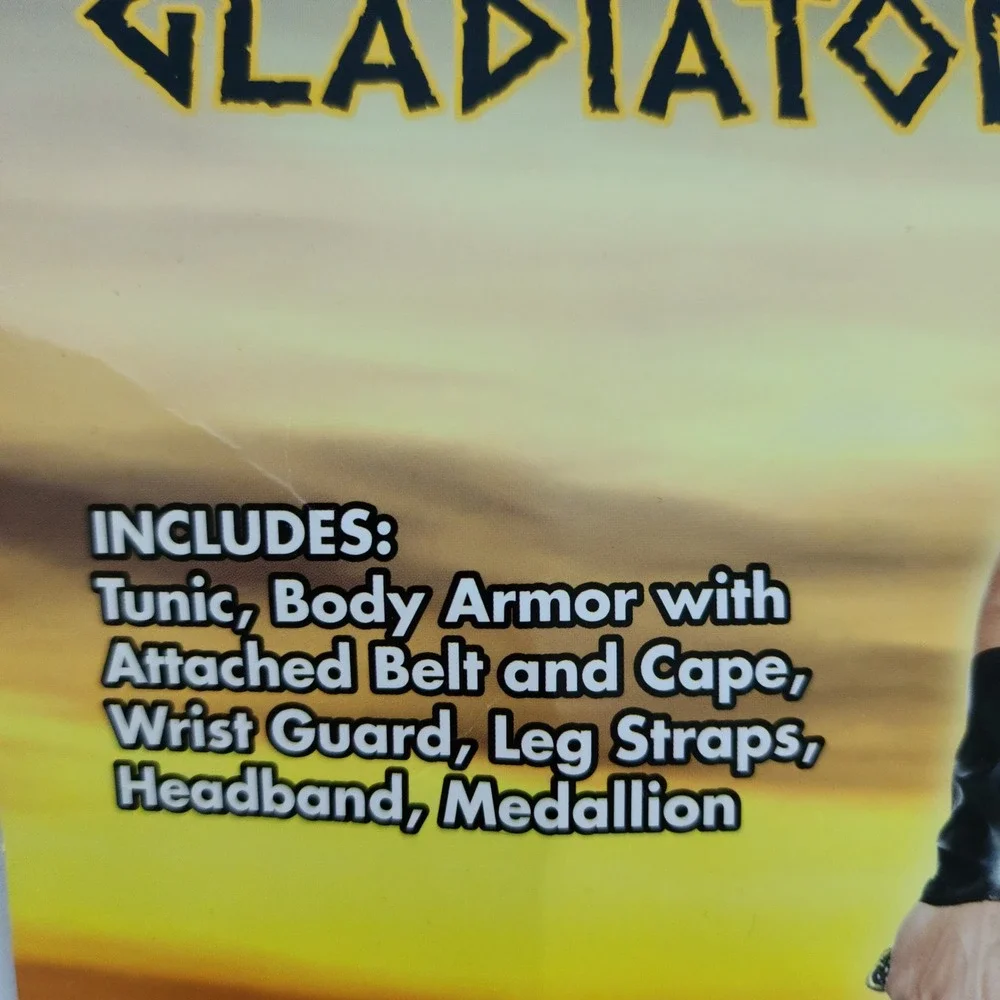 Spirit Halloween Gladiator Adult Costume One Size Fits Most Up to 44 01179514 - Picture 2 of 6